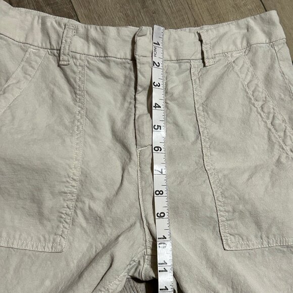 Frank & Eileen Jameslon Utility Cropped Fray Hem Pants Size 2 - Picture 10 of 15